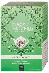 Herbata SENCHA - BIAŁA - MATCHA BIO (20 x 1,75 g) 35 g English Tea Shop - Herbata - miniaturka - grafika 1