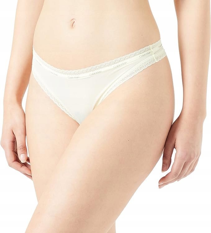 Calvin Klein Majtki Damskie Zółte Stringi M 2A4D5_B* Tia