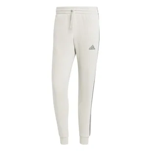 adidas Męskie spodnie Essentials z polaru ze zwężanymi mankietami z 3 paskami, rozmiar 3XL - Spodenki męskie - miniaturka - grafika 1