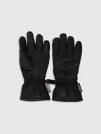 Rękawice narciarskie - 4F Rękawiczki narciarskie Thinsulate dziecięce - czarne S - miniaturka - grafika 1