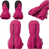 Rękawiczki dla dzieci - Rękawiczki dziecięce Reima Tepas r.2 różowe wodoodporne wiatroszczelne - miniaturka - grafika 1