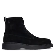 Botki męskie - Trzewiki Calvin Klein Combat Ess Lace Up Zip Boot Su YM0YM01371 Czarny - miniaturka - grafika 1