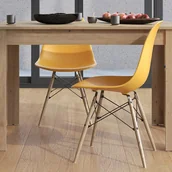 Stoły - Stół do jadalni rozkładany dla 4 do 6 osób - Naturalny jasny - VENOLA - miniaturka - grafika 1