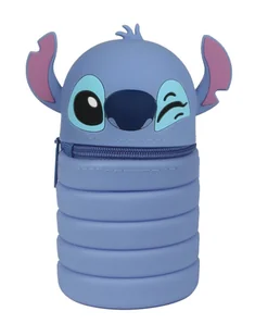PATIO, saszetka silikonowa disney blue stitch z główką - Piórniki - miniaturka - grafika 1