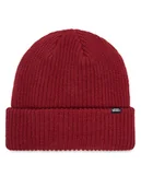 Czapki damskie - Vans Czapka Core Basic Cuff Beanie VN000QB4BRD1 Bordowy - miniaturka - grafika 1