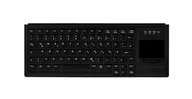 Klawiatury - Active Key AK-4400-G klawiatura Uniwersalne PS/2 QWERTZ Niemiecki Czarny AK-4400-GP-B/GE - miniaturka - grafika 1