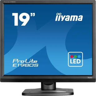 iiyama ProLite E1980S-B1 19" 1280 x 1024 VGA LED Czarny E1980S-B1 - Monitory - miniaturka - grafika 1