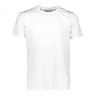 Koszulki męskie - CMP T-shirt męski, Bianco, 52 - grafika 1