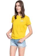 Koszulki i topy damskie - Damska koszulka t-shirt Lee SS GLOBAL TEE S - miniaturka - grafika 1