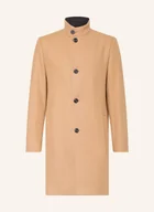 Płaszcze damskie - Hugo Płaszcz Wełniany Mintrax beige - miniaturka - grafika 1