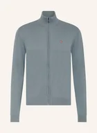 Swetry męskie - Napapijri Kardigan Decatur Fz gruen - NAPAPIJRI - miniaturka - grafika 1