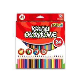 penmate Kredki ołówkowe trójkątne Premium 24 kolory TT77597) TADX083 - Przybory szkolne - miniaturka - grafika 2