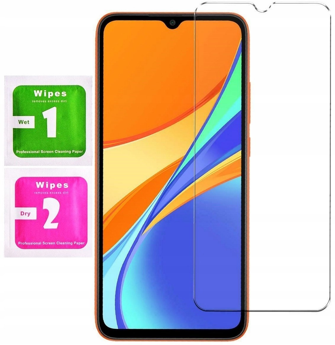 SZKŁO HARTOWANE DO XIAOMI REDMI 9 SZYBKA OCHRONNA NA EKRAN 9H
