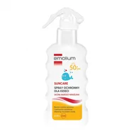Balsamy i kremy do opalania - Emolium Suncare Spray ochrony dla dzieci SPF50+ 175ml - miniaturka - grafika 1