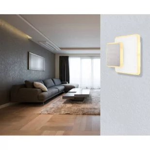 Globo Lighting Nowoczesna LAMPA ścienna MANY 78406W kinkiet LED 12W 3000K do przedpokoju biały 78406W - Lampy ścienne - miniaturka - grafika 2