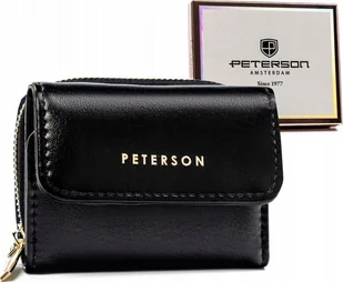 Peterson Mały portfel damski ze skóry ekologicznej - Peterson NoSize - Portfele - miniaturka - grafika 1