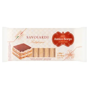 Antico Borgo Włoskie biszkopty Savoiardi 200 g (2 x 100 g) - Ciastka - miniaturka - grafika 1