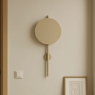 Unikalny, beżowy kinkiet ścienny do salonu K-5803 z serii TALAR - Lampy ścienne - miniaturka - grafika 1
