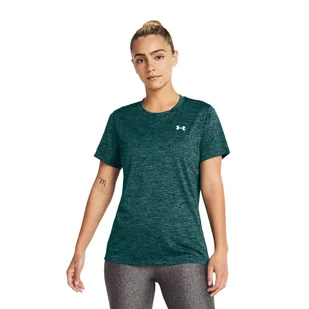 Koszulka treningowa damska Under Armour Tech C-Twist - Koszulki sportowe damskie - miniaturka - grafika 1