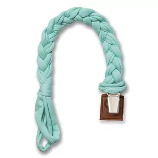 Hi Little One Hi Little One - Hi Little One  -  Warkoczykowa Zawieszka do Smoczka Pacifier Holder Mint - Akcesoria do smoczków - miniaturka - grafika 1