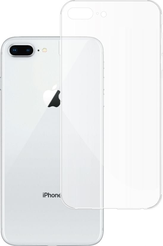 etumi Etui Do Iphone 7 Plus / 8 Plus Gumowe Slim Clear Pokrowiec Ochronny / Futerał Obudowa / Ochrona Clear Cover Bezbarwne Slim Case0022