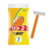 Maszynki do golenia i wkłady - BiC Maszynka do golenia 1 Sensitive 10+2 sztuki - miniaturka - grafika 1