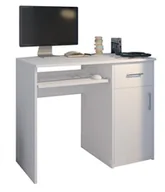 Biurka - Biurko Komputerowe 100Cm Stolik Laptop Biała N-9 - miniaturka - grafika 1