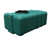 Beczki - Zbiornik plastikowy 100 l SG zielony wym. 80 x 48 x 34 cm (gwint dolny 3/4 cala) - miniaturka - grafika 1