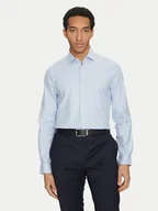 Koszule męskie - Calvin Klein Koszula K10K114310 Błękitny Slim Fit - miniaturka - grafika 1