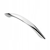 Klamki - Uchwyt meblowy gięty 128 mm chrom UGIECH128 - miniaturka - grafika 1