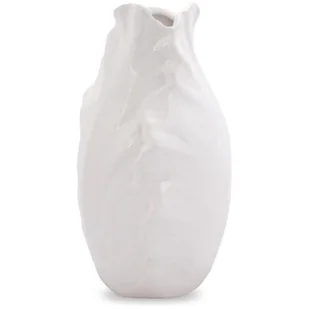 Biały Wazon Dekoracyjny w Kształcie Pąka Kwiatu - Wazony i flakony - miniaturka - grafika 1