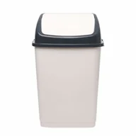 Kosze na śmieci - Kosz CLIP 8l/10l krem-antracyt - miniaturka - grafika 1