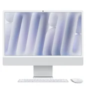 Zestawy komputerowe - Apple iMac Apple M M4 59,7 cm (23.5") 4480 x 2520 px All-in-One PC 24 GB 2 TB SSD macOS Sequoia Wi-Fi 6E (802.11ax) Srebrny - miniaturka - grafika 1