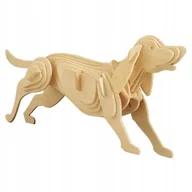 Puzzle - Pies M011 drewniane puzzle przestrzenne 3D - miniaturka - grafika 1