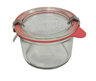 Zestaw Słoików Weck Pojemność 200 Ml Średnica 80mm 6 Sztuk + Szklane Wieka, Zapinki, Gumki / Weck - Pojemniki kuchenne - miniaturka - grafika 1