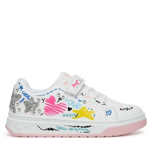 Sneakersy Primigi 7960700 Biały - Buty dla dziewczynek - miniaturka - grafika 1