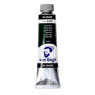 Talens Van Gogh, farba olejna, 40 ml, zielona ziemia - Farby i media malarskie - miniaturka - grafika 1