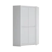 Szafy - Szafa Narożna NVIS03 Novi Meble Wójcik Biały Alpin - miniaturka - grafika 1