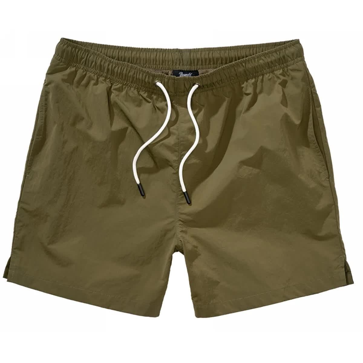 Szorty kąpielowe Brandit Swimshort Basic - Oliwkowe M [M]