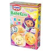 Dodatki do ciast w proszku - Dr. Oetker Babeczki smak waniliowy konfetti̇ 300 g - miniaturka - grafika 1