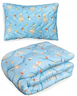 Komplet Dziecięcy Kołdra 140x200 + Poduszka Pościel Dla Dziecka Kaczuszki - Kołdry i poduszki dla dzieci Komplet Dziecięcy Kołdra 140x200 + Poduszka Pościel Dla Dziecka Kaczuszki - Kołdry i poduszki dla dzieci - miniaturka - grafika 1