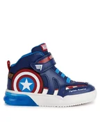 Buty dla chłopców - Geox Sneakersy MARVEL J Grayjay Boy J369YC 0FU50 C0735 DD Granatowy - miniaturka - grafika 1