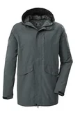 Kurtki męskie - killtec Męska kurtka funkcyjna/kurtka outdoorowa z kapturem KOS 58 MN JCKT, ciemnozielona, M, 44064-000 - miniaturka - grafika 1
