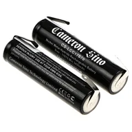 Ładowarki i akumulatory - Akumulatorki 17670 3500mAh 4.20Wh Ni-MH zestaw 2 szt z blaszkami lutowniczymi z okrągłymi otworami (Cameron Sino) - miniaturka - grafika 1