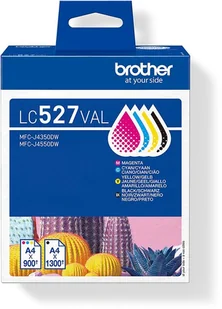 Brother Tintenpatrone LC-527VAL Multipack je 1x BK/M/C/Y - Tusze oryginalne - miniaturka - grafika 1