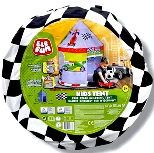 Elefun Namiot Dziecięcy Tor Wyścigowy 100x100x125cm - Namioty i tipi dla dzieci - miniaturka - grafika 1