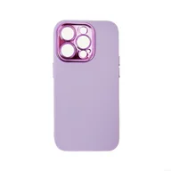 Etui i futerały do telefonów - Etui z osłoną aparatu Etui ochronne Bumper TPU kompatybilne z iPhone 14 Fioletowy - miniaturka - grafika 1