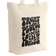 Torby i wózki na zakupy - Torba bawełniana z dnem na zakupy 42x38x10 Dla fanów Harry Styles - miniaturka - grafika 1