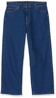 Spodnie damskie - Lee Dżinsy damskie z szerokimi nogawkami proste, Niebieski (Clean Paia Jv), 32W / 31L - miniaturka - grafika 1