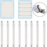 Organizery na łóżeczko - 8x GUMKI KLIPSY NACIĄGAJĄCE DO PRZEŚCIERADŁA METALOWE 130CM - miniaturka - grafika 1